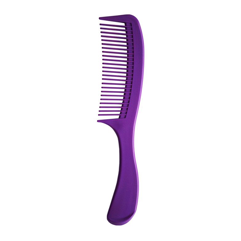 Пластиковый гребень для волос 021, фиолетовый