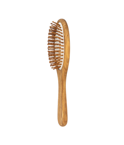 Расчёска массажная с деревянными зубцами