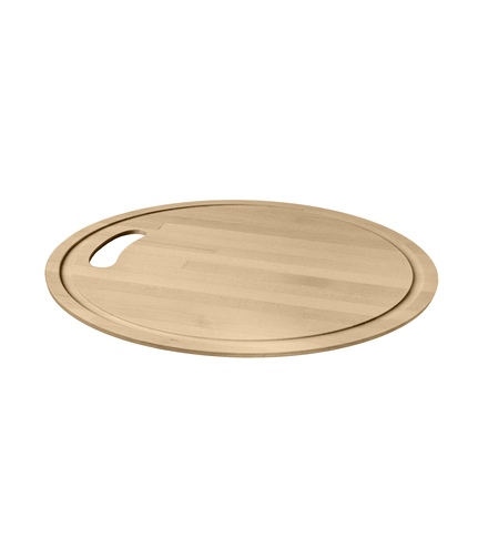 Доска разделочная с желобом 28х28х0,8 см, круглая оптом