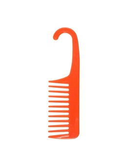 Пластиковый гребень для волос серия 016 оранжевый