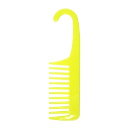 Пластиковый гребень для волос серия 016 желтый